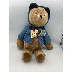 1978 Vintage Plush Darkest Peru Paddington London Bear Eden Toys w/Tags